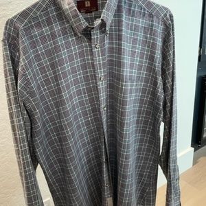 Nordstrom Plaid Mens button down shirt - L